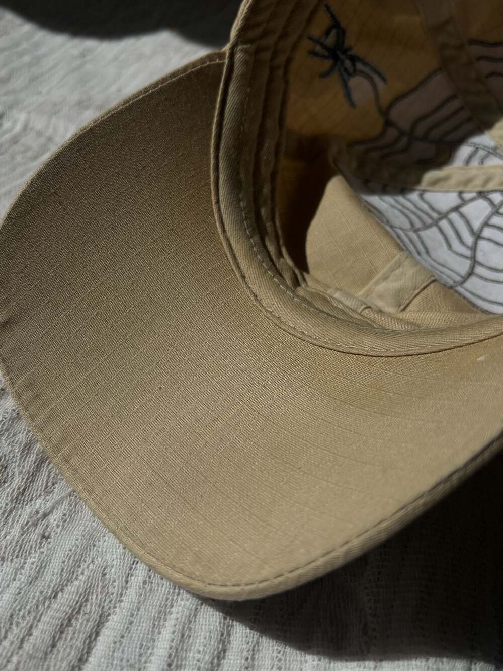 Dime Spider Low Pro Cap Beige Embroidered - Picture 8 of 10